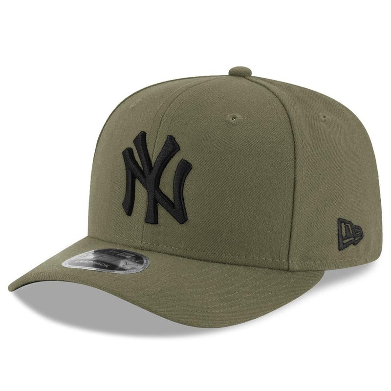 New York Yankees New Era MLB Pod Pre-Curved 9FIFTY Snapback Hat – Olive
