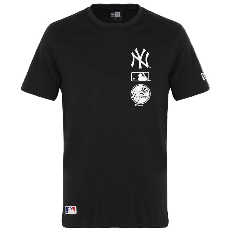 New York Yankees New Era MLB Team Stack T-Shirt – Black