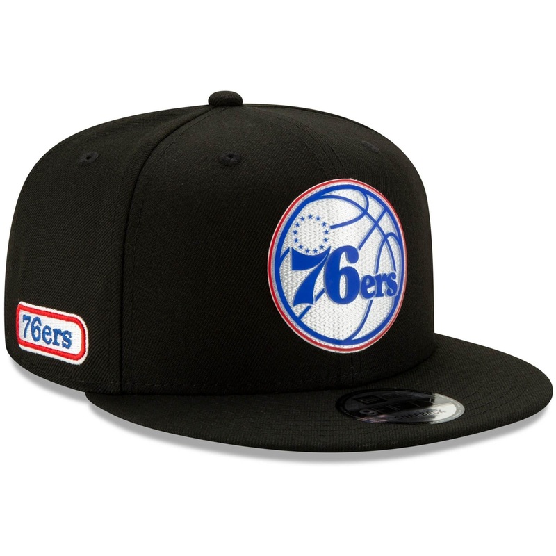 Philadelphia 76ers New Era NBA 2020 Back Half 9FIFTY Snapback Hat – Black