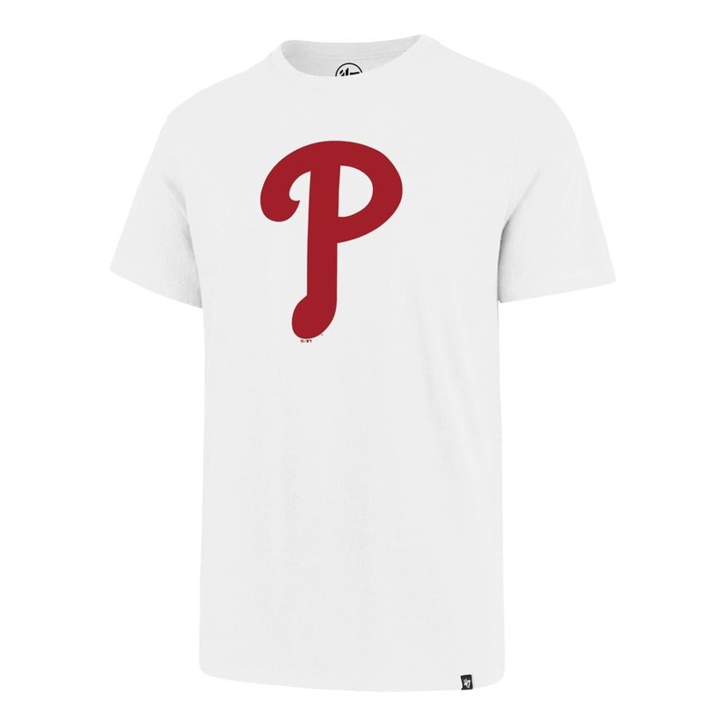 Philadelphia Phillies ’47 MLB Team Imprint Splitter T-Shirt – White