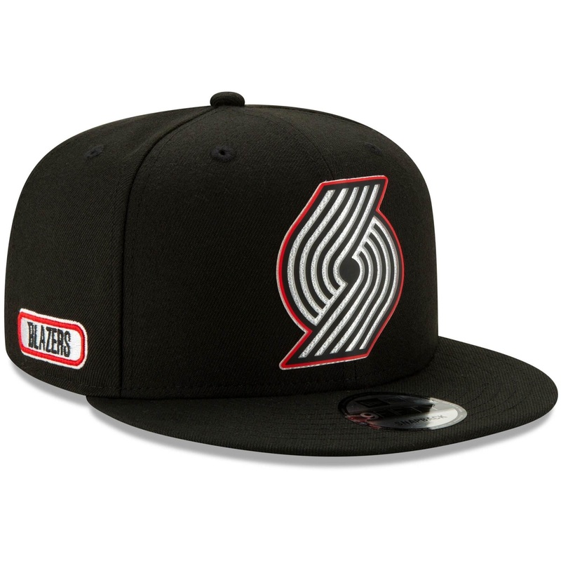 Portland Trail Blazers New Era NBA 2020 Back Half 9FIFTY Snapback Hat – Black