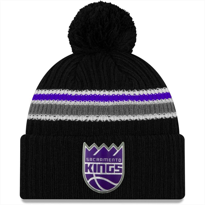 Sacramento Kings New Era NBA 2020 Back Half Knit Beanie – Black