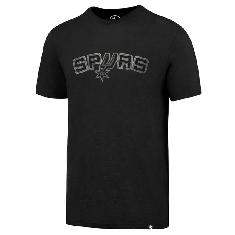 San Antonio Spurs ’47 NBA Scrum Wordmark T-Shirt – Black