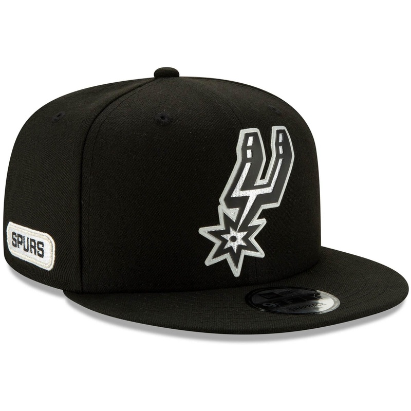 San Antonio Spurs New Era NBA 2020 Back Half 9FIFTY Snapback Hat – Black