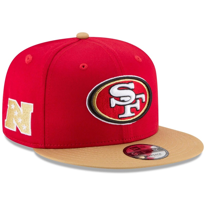 San Francisco 49ers New Era NFL Baycik 9FIFTY Snapback Hat – Red