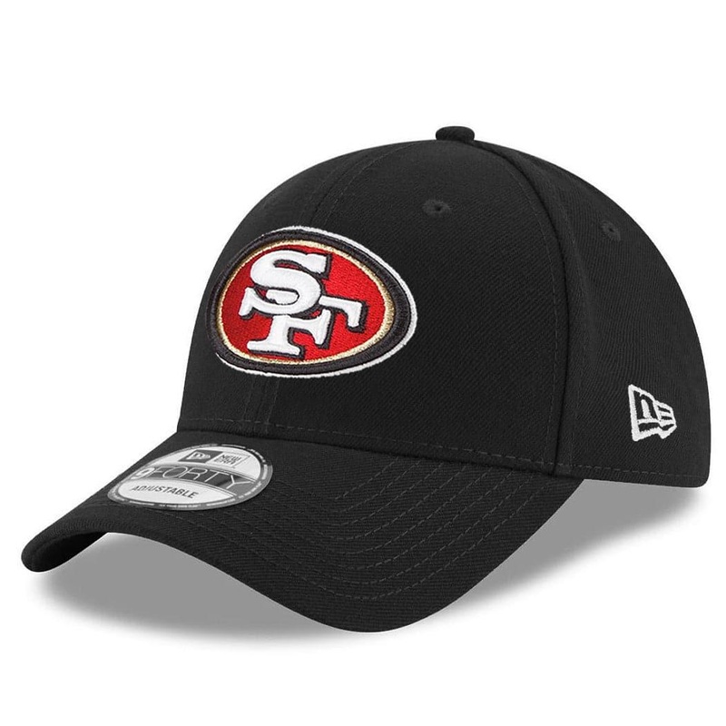 San Francisco 49ers New Era NFL League 9FORTY Curved Hat – Black