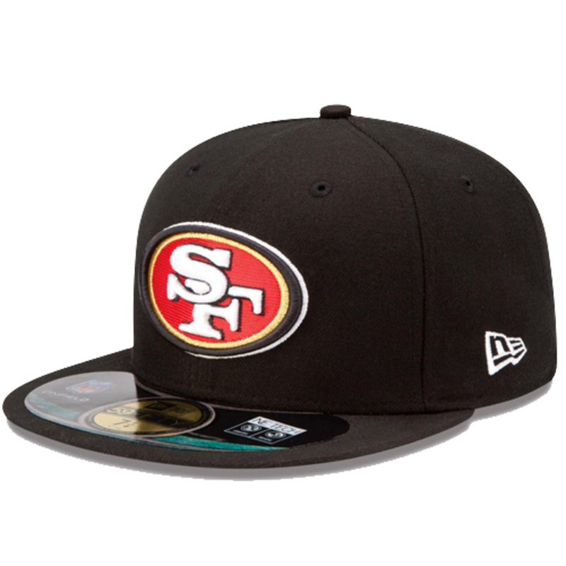 San Francisco 49ers New Era NFL On-Field Alt 59FIFTY Fitted Hat – Black