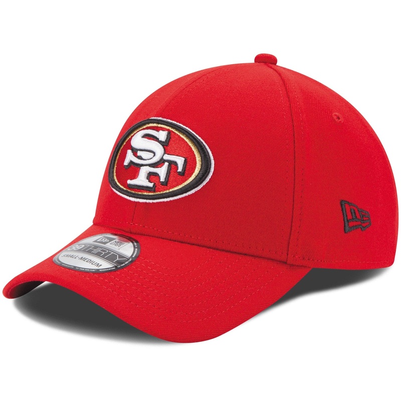 San Francisco 49ers New Era NFL Team Classic 39THIRTY Curve Hat – Red