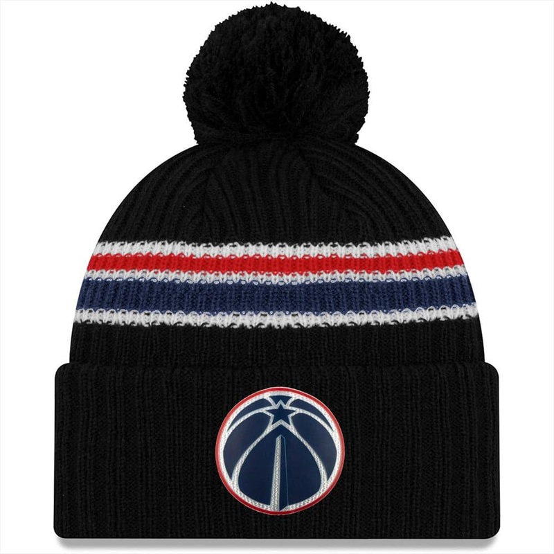 Washington Wizards New Era NBA 2020 Back Half Knit Beanie – Black