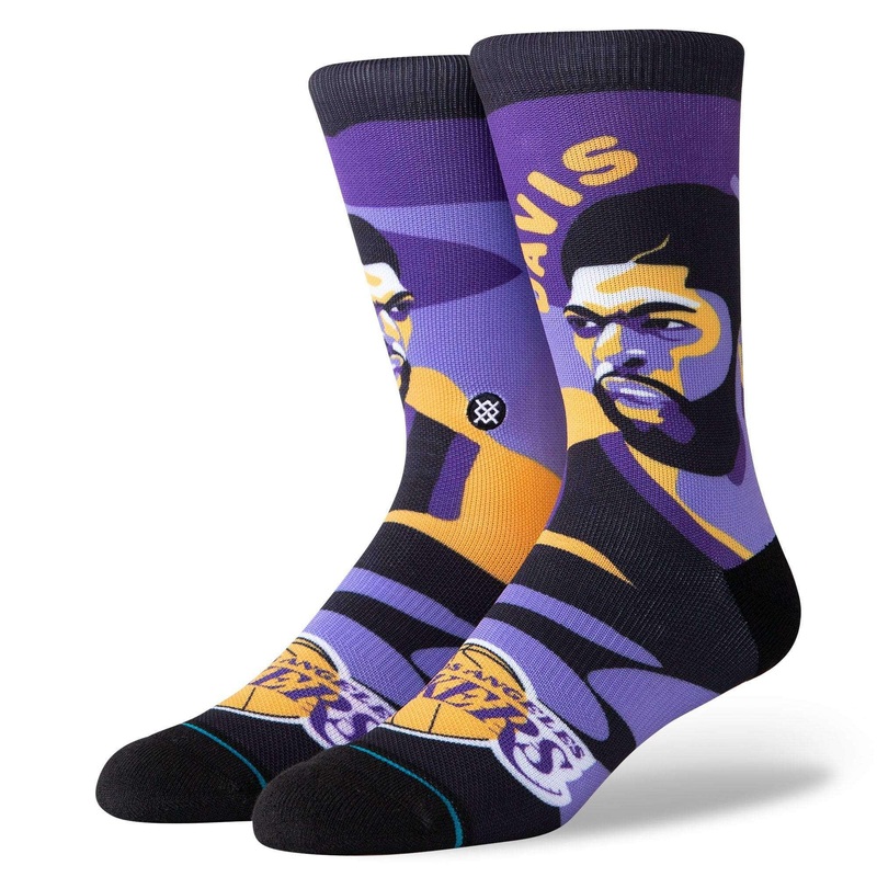 Anthony Davis Los Angeles Lakers Stance NBA Future Legends Crew Socks – Purple