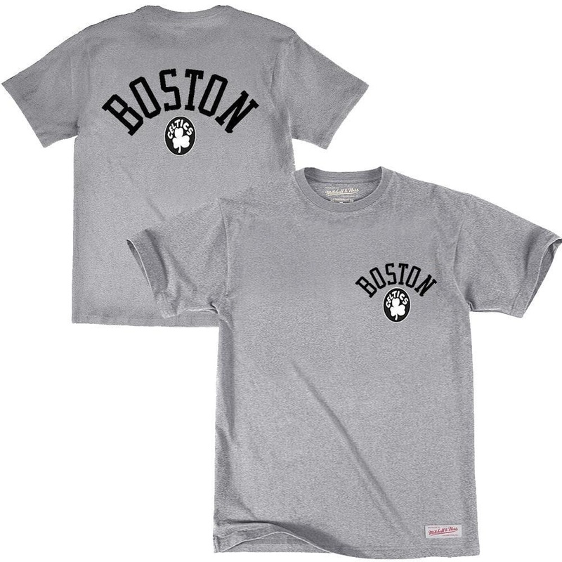 Boston Celtics Mitchell & Ness NBA Colour Pop T-Shirt – Grey