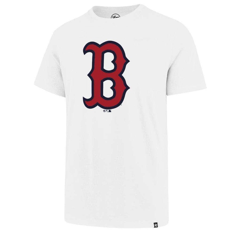Boston Red Sox ’47 MLB Team Logo Imprint Splitter T-Shirt – White