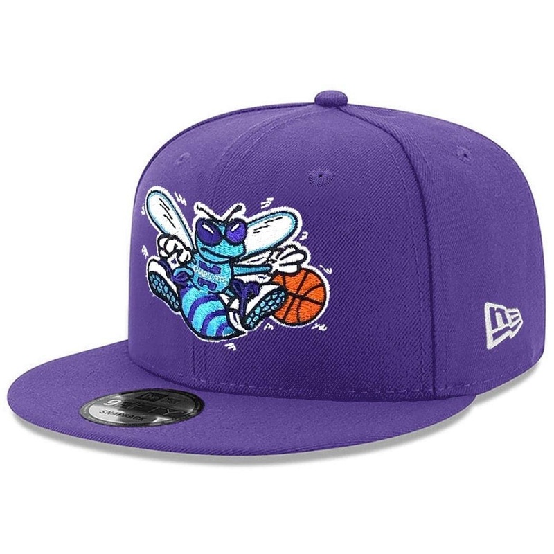 Charlotte Hornets New Era NBA Hardwood Classics Nights 9FIFTY Snapback Hat – Purple