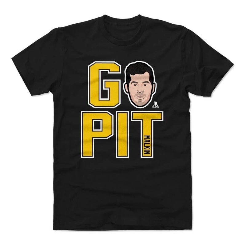 Evgeni Malkin Pittsburgh Penguins 500 Level NHL Go Pit T-Shirt – Black