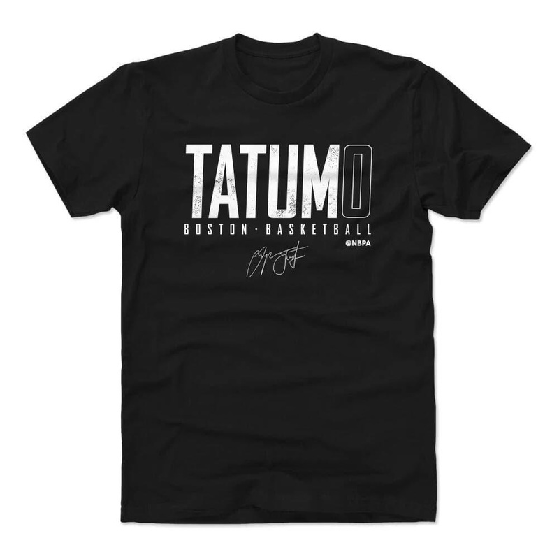 Jayson Tatum  Boston Celtics 500 Level NBA Elite T-Shirt – Black