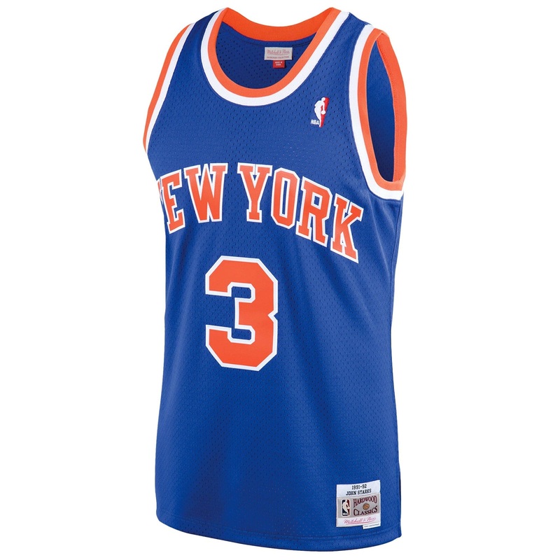 John Starks New York Knicks Mitchell & Ness NBA Swingman Jersey – Blue