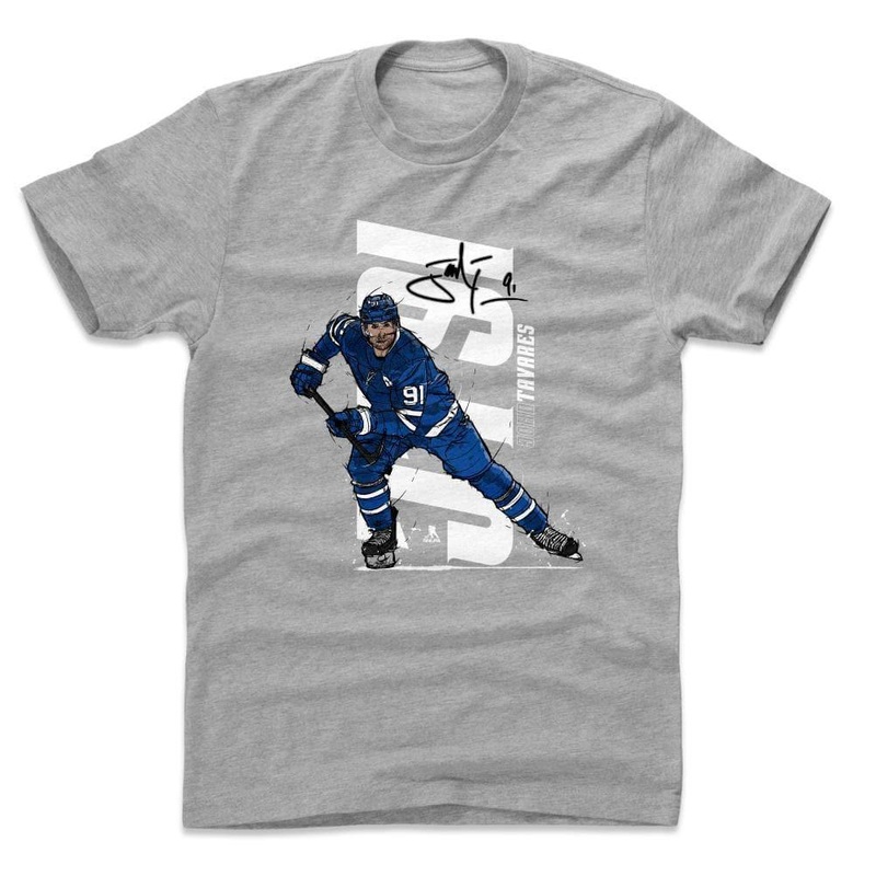 John Tavares Toronto Maple Leafs 500 Level NHL Vertical T-Shirt – Gray