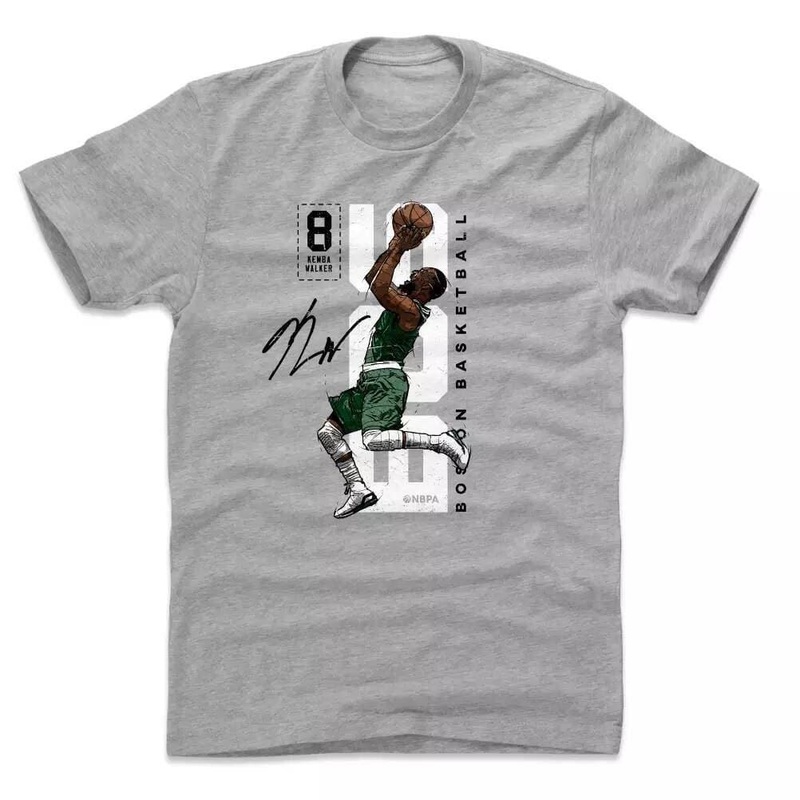 Kemba Walker Boston Celtics 500 Level NBA Vertical T-Shirt – Gray
