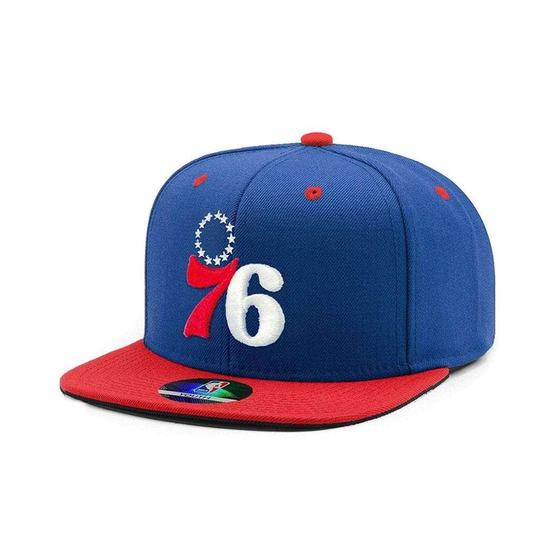 Kids Philadelphia 76ers Outerstuff NBA 2 Tone Snapback Hat – Blue