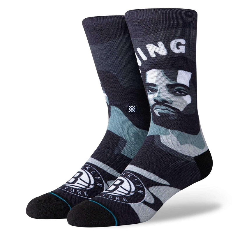 Kyrie Irving Brooklyn Nets Stance NBA Future Legends Crew Socks – Black