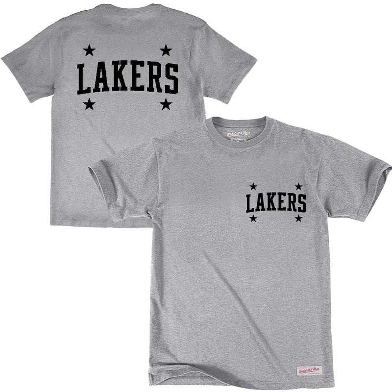 Los Angeles Lakers Mitchell & Ness NBA Colour Pop T-Shirt – Grey