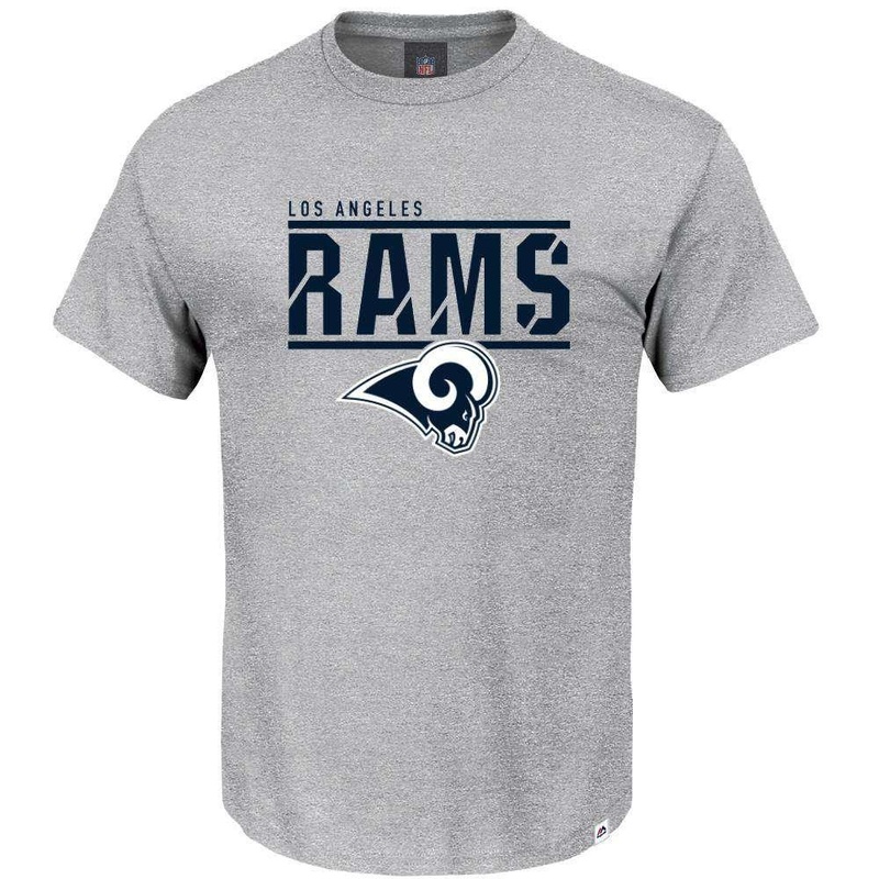Los Angeles Rams Majestic NFL Team Flex T-Shirt – Grey Marle
