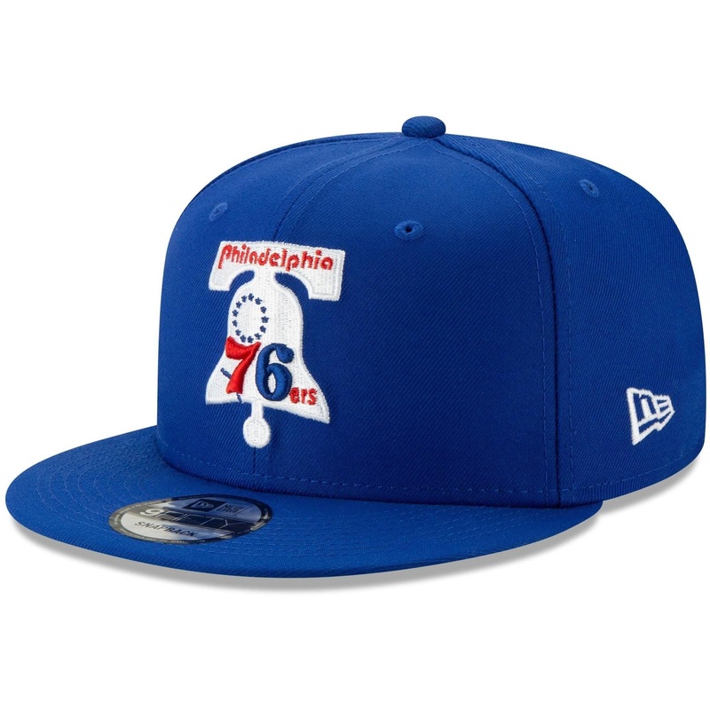 Philadelphia 76ers New Era NBA Hardwood Classics Nights 9FIFTY Snapback Hat – Blue