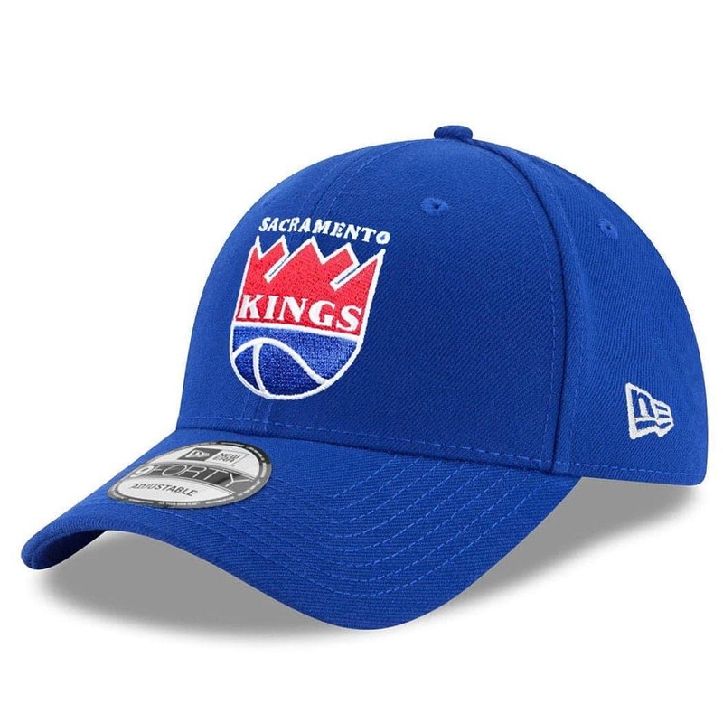 Sacramento Kings New Era NBA Hardwood Classics Nights 9FORTY Curved Hat – Blue