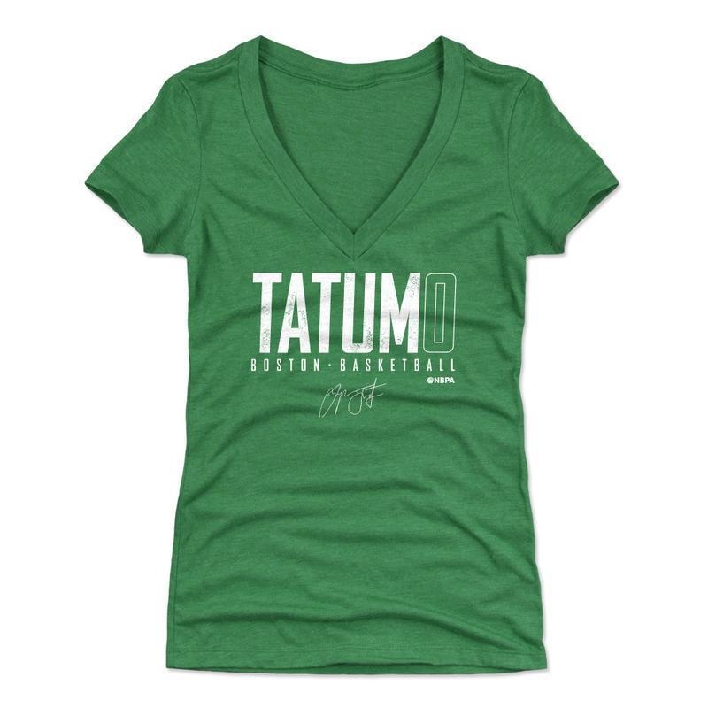 Womens Jayson Tatum Boston Celtics 500 Level NBA Elite T-Shirt – Green