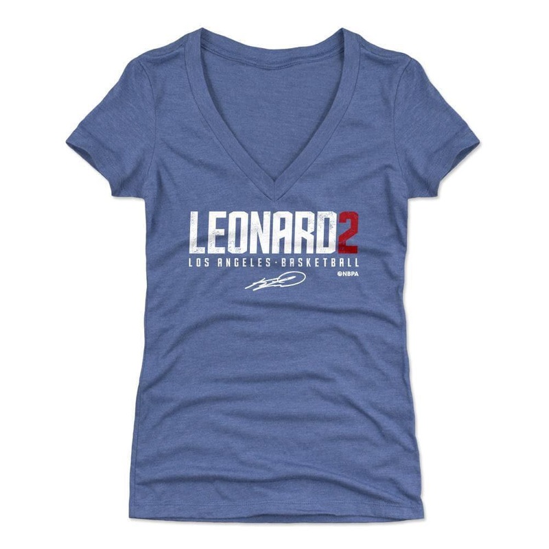 Womens Kawhi Leonard Los Angeles Clippers 500 Level NBA Elite T-Shirt – Royal
