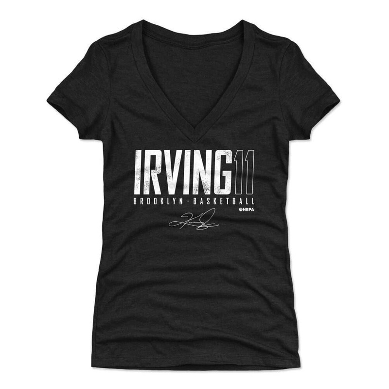 Womens Kyrie Irving Brooklyn Nets 500 Level NBA Elite T-Shirt – Black