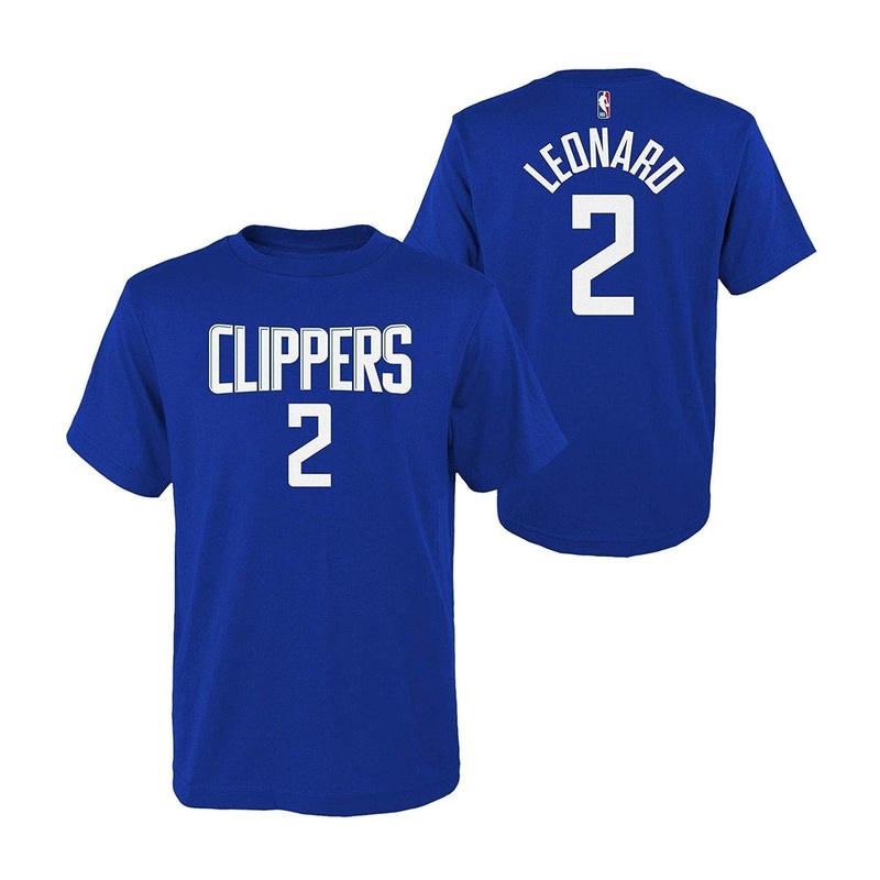 Youths Kawhi Leonard Los Angeles Clippers Outerstuff NBA Player T-Shirt – Blue