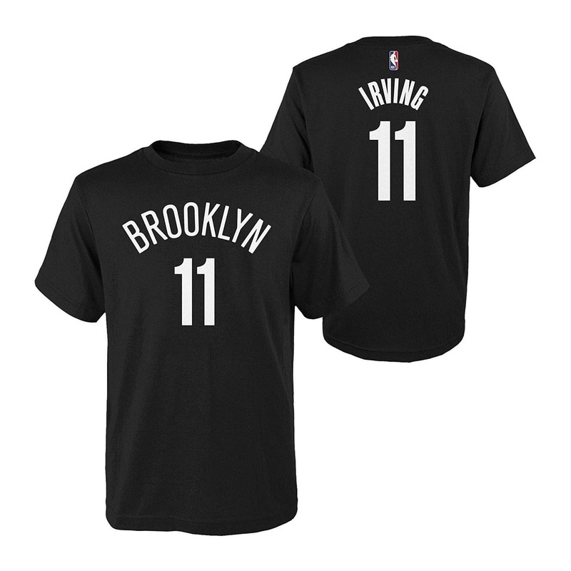 Youths Kyrie Irving Brooklyn Nets Outerstuff NBA Player T-Shirt – Black