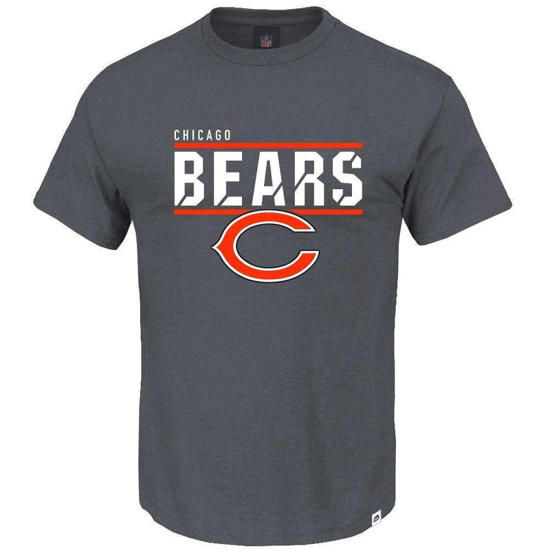 Chicago Bears Majestic NFL Team Flex T-Shirt – Coal