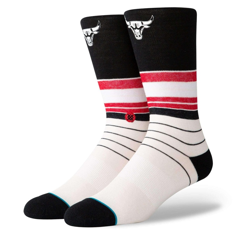Chicago Bulls Stance NBA Baseline Crew Socks – Black