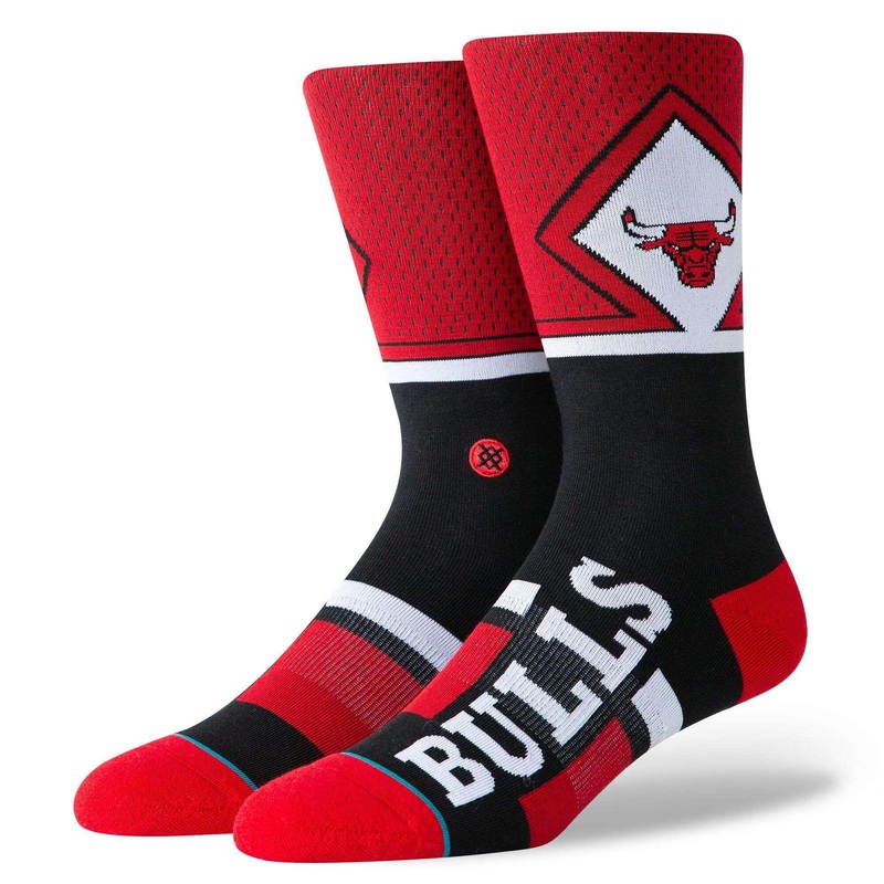 Chicago Bulls Stance NBA Shortcut Crew Socks – Red