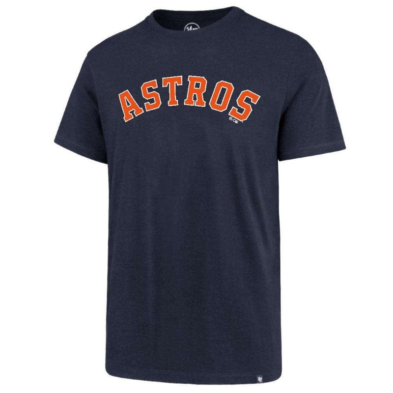 Houston Astros ’47 MLB Wordmark Splitter T-Shirt – Navy