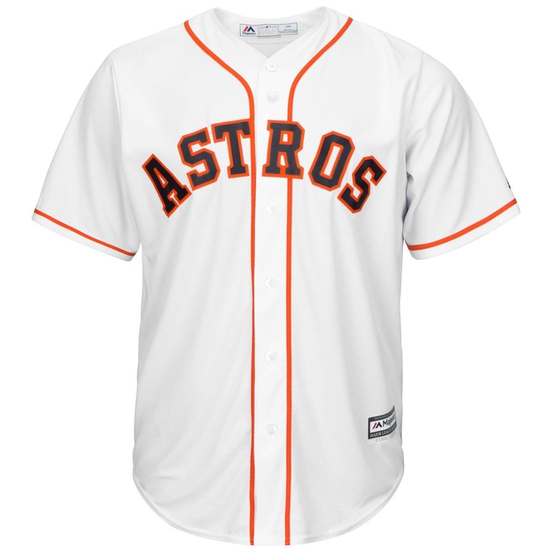 Houston Astros Majestic MLB AC Cool Base Replica Jersey – White