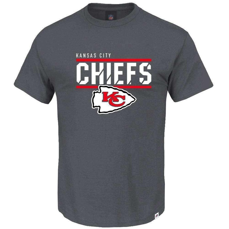 Kansas City Chiefs Majestic NFL Team Flex T-Shirt – Coal
