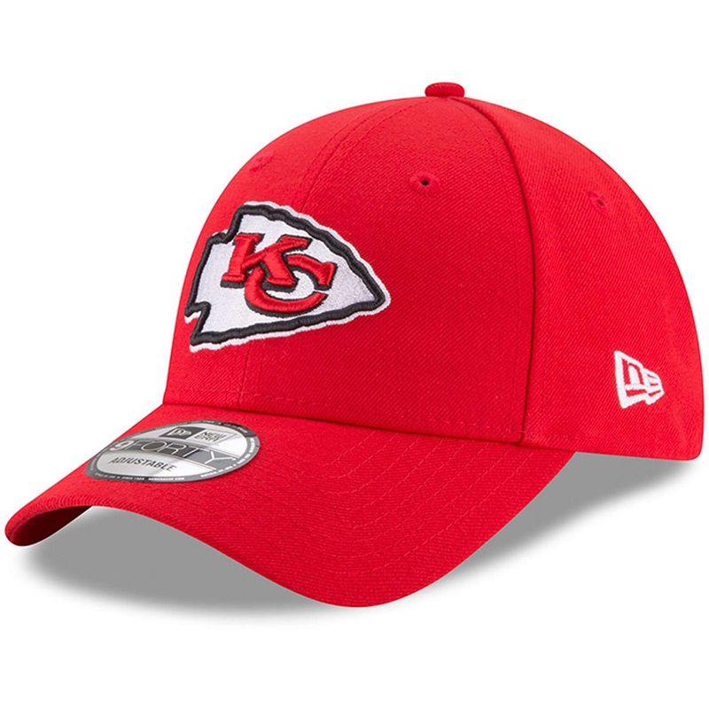 Kansas City Chiefs New Era NFL Omaha 9FORTY Curved Hat – Red