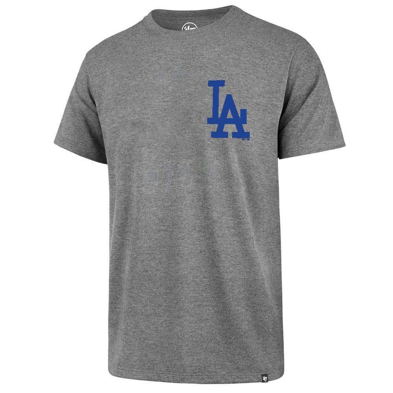 Los Angeles Dodgers ’47 MLB Chest Imprint Splitter T-Shirt – Grey