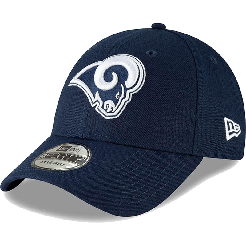 Los Angeles Rams New Era NFL Omaha 9FORTY Curved Snapback Hat – Navy