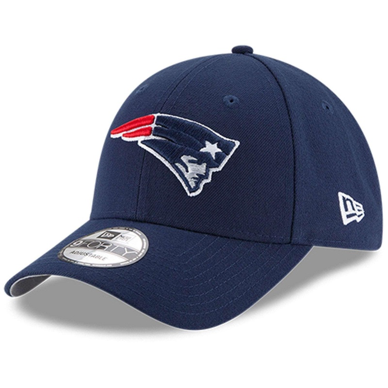 New England Patriots New Era NFL Omaha 9FORTY Curved Snapback Hat – Navy