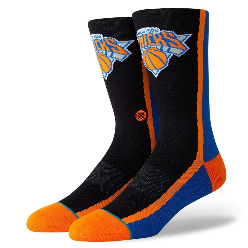 New York Knicks Stance NBA HWC Warmup Crew Socks – Black/Blue
