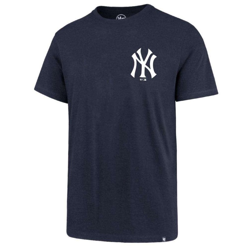 New York Yankees ’47 MLB Chest Imprint Splitter T-Shirt – Navy