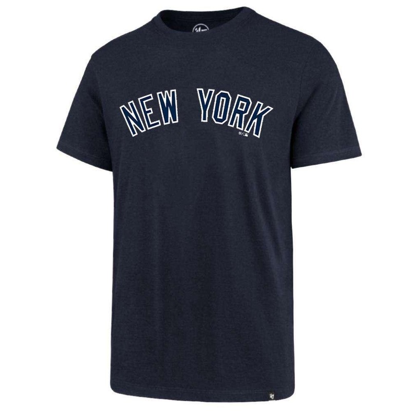 New York Yankees ’47 MLB Wordmark Splitter T-Shirt – Navy