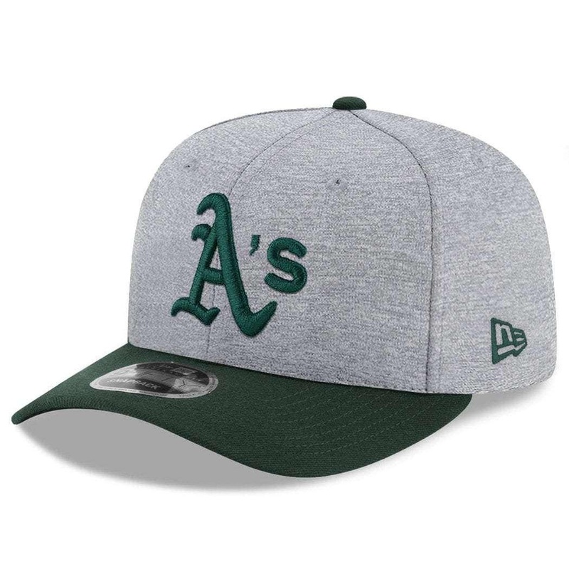 Oakland Athletics New Era MLB Double Shadow Pre-Curved 9FIFTY Snapback Hat