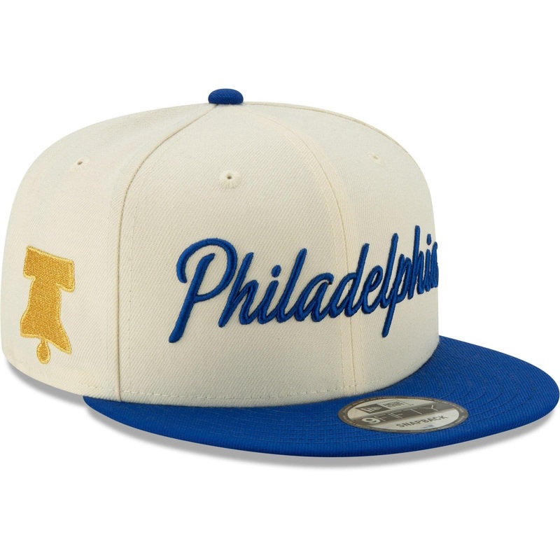 Philadelphia 76ers New Era NBA 2019 City Series 9FIFTY Snapback Hat – Cream