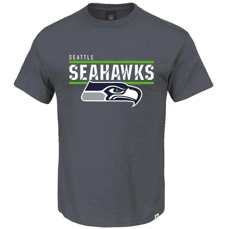 Seattle Seahawks Majestic NFL Team Flex T-Shirt – Coal