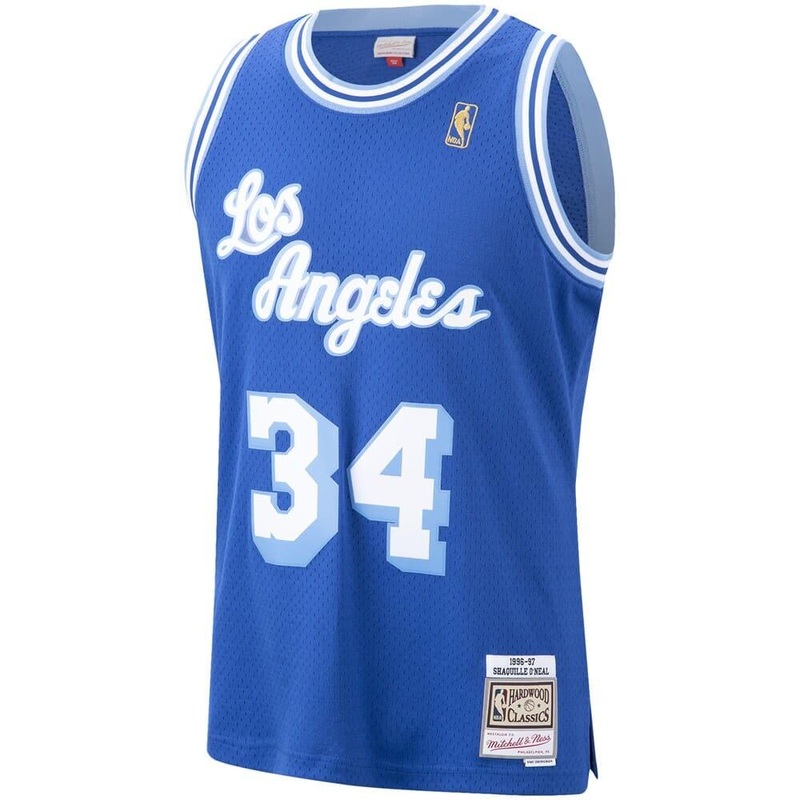 Shaquille O’Neal Los Angeles Lakers Mitchell & Ness NBA 96-97 Swingman Jersey – Blue